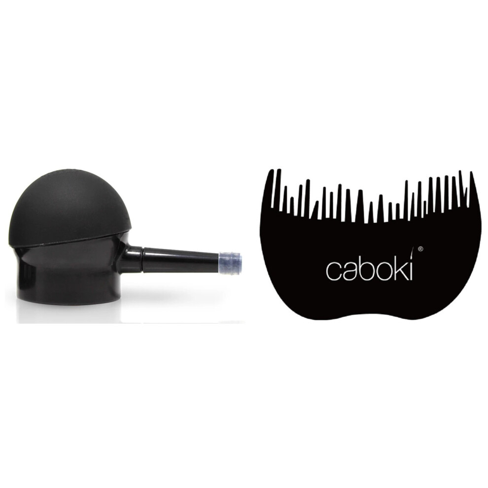 Caboki Hair Building Fiber Spray " Applicator + Comb " Nozzle Pump Hairline Optimizer