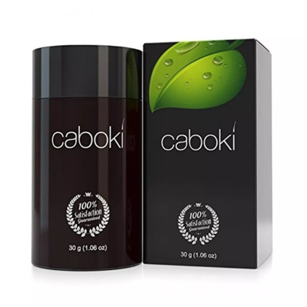 (Light Brown) Caboki Hair Building Fiber Hair Loss Concealer Fibres Bald Treatment - 30g , All Colours