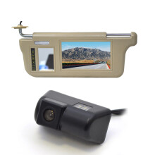 Sun Visor Rear View Mirror Monitor & Reversing Camera for Ford Transit Connect