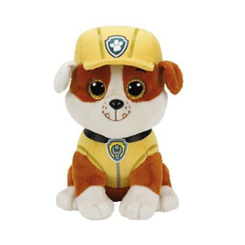 (Rubble 16cm) TY PAW PATROL PLUSH TOY ROCKY SKYE MARSHALL RUBBLE Kids Gifts