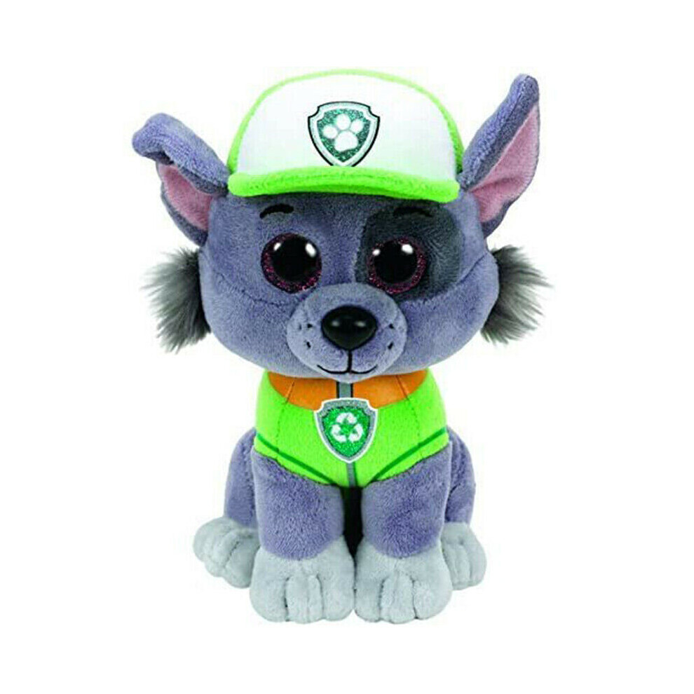 (Rocky 16cm) TY PAW PATROL PLUSH TOY ROCKY SKYE MARSHALL RUBBLE Kids Gifts