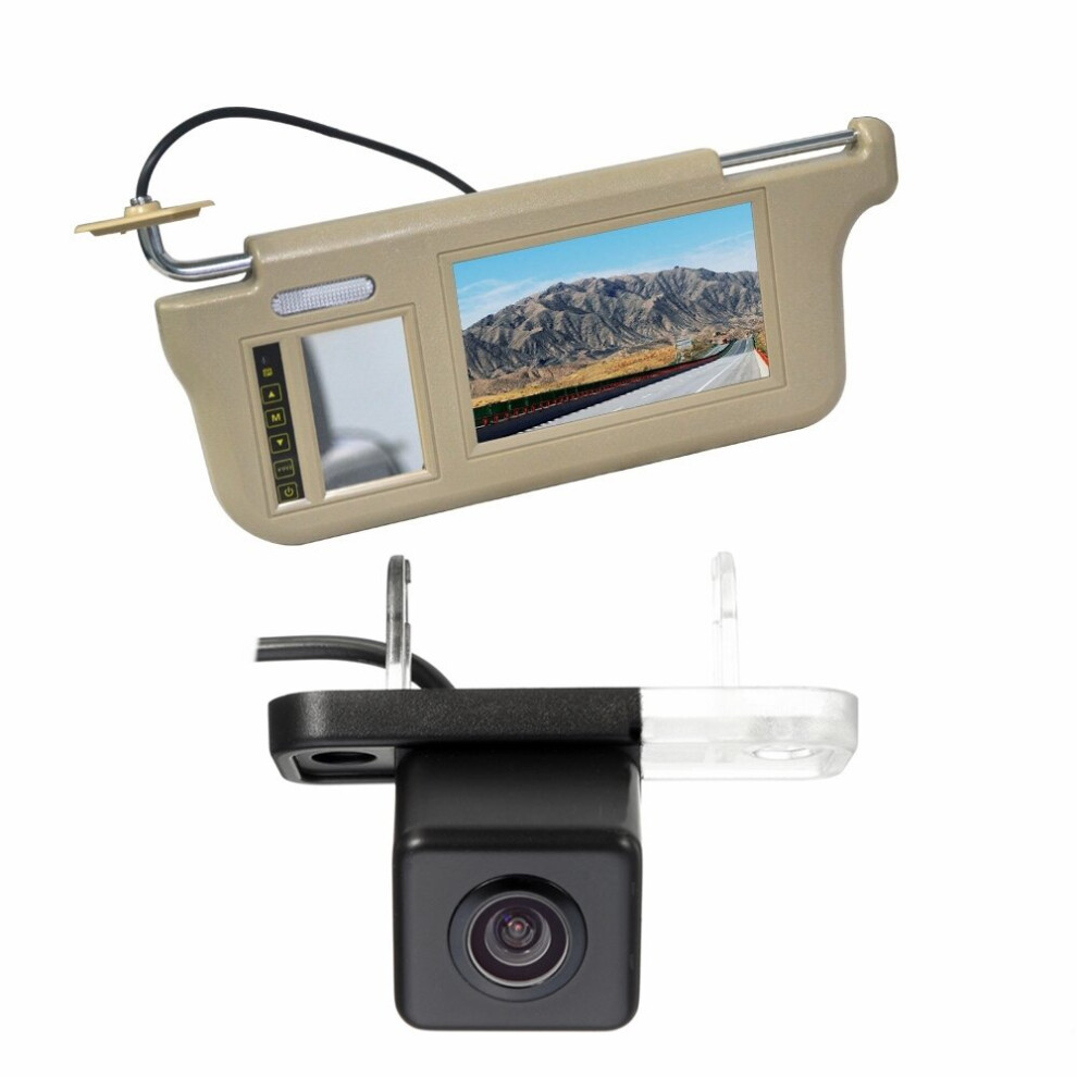 Driver Side Sun Visor Rear View Monitor & Rear View Reverse Camera For Mercedes Benz Clk W209 W203 W211 W219 768788432764