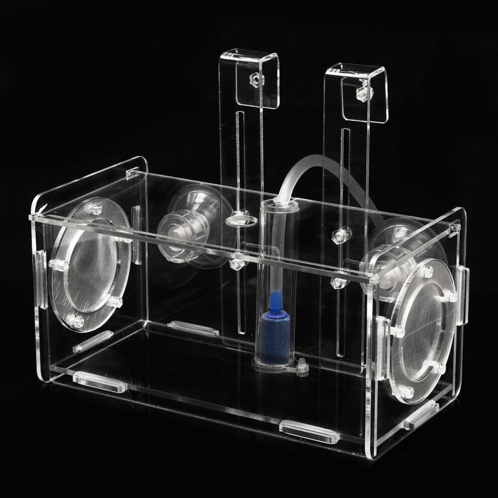 Acrylic Clear Fish Breeding Hatchery Incubator Aquarium Breeder Isolation Box