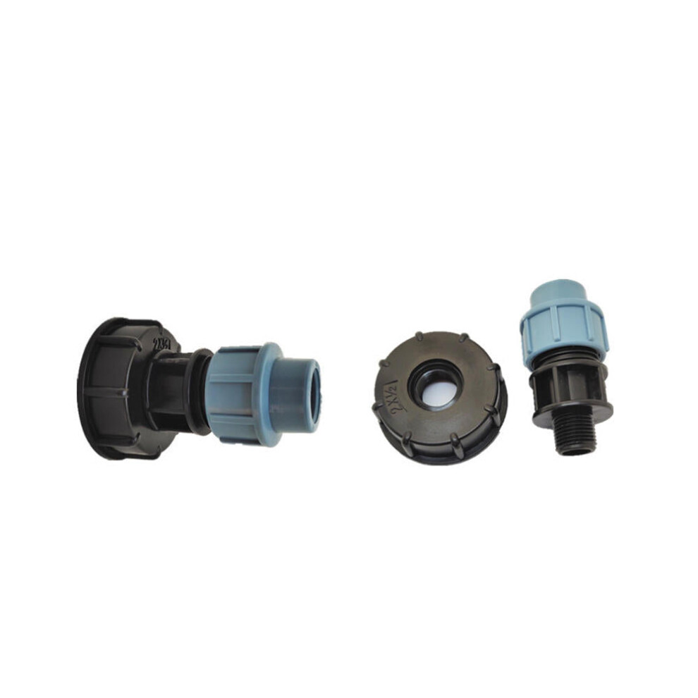 (25mm) Ton Barrel Water Tank Valve Connector 20/25/32mm Straight Outlet Adapter Barrels Fitting Parts