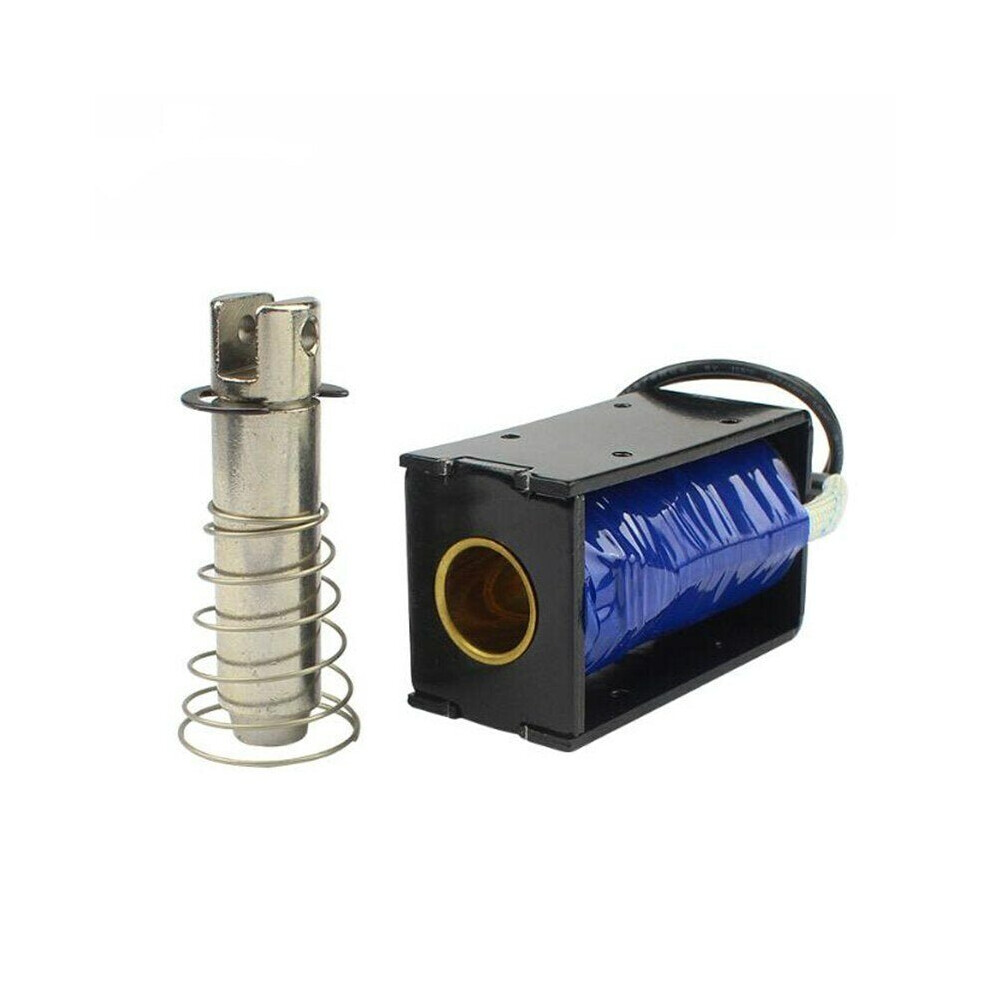 12V 2.8A 33.6W Pull Stroke 25mm Starting Force 7.4KG High Power Solenoid Lock