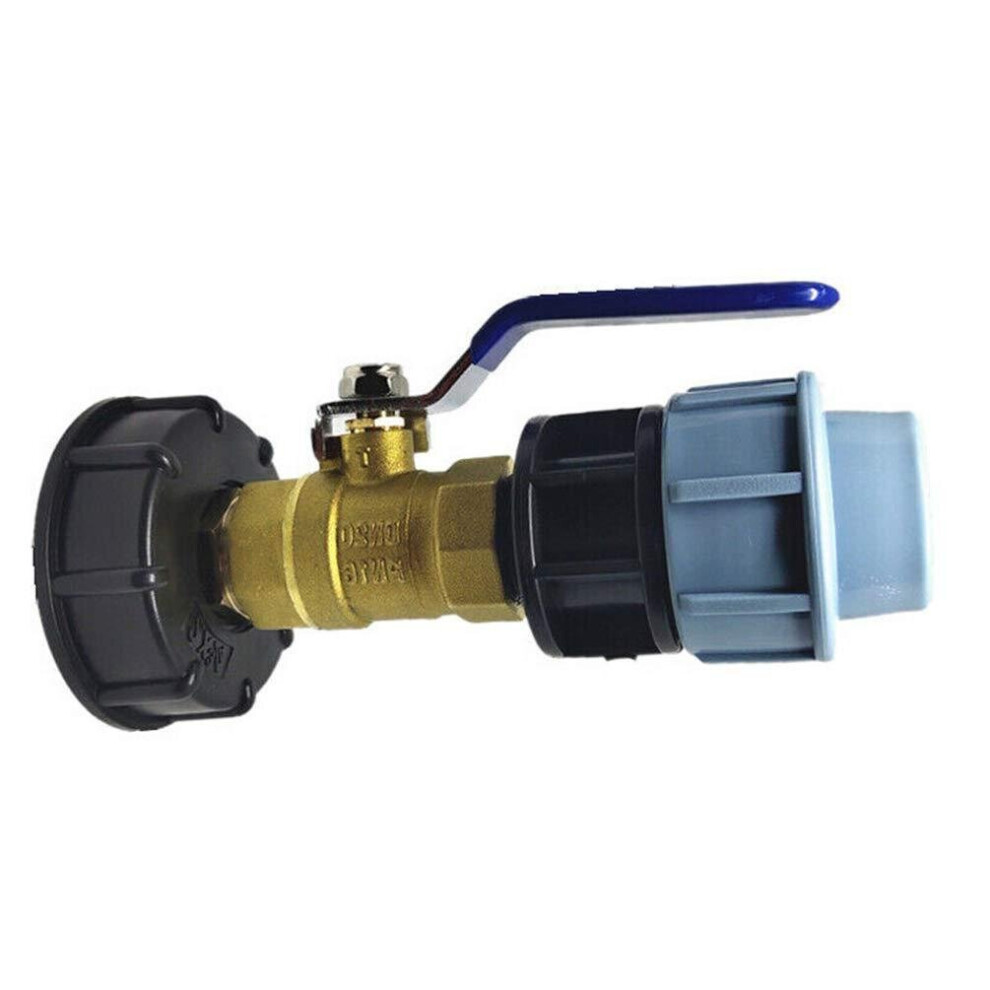 Ton Barrel Connector Garden Tap Thread Fitting Tool Tank Adapter Brass Valve Acid and Alkali Resistant