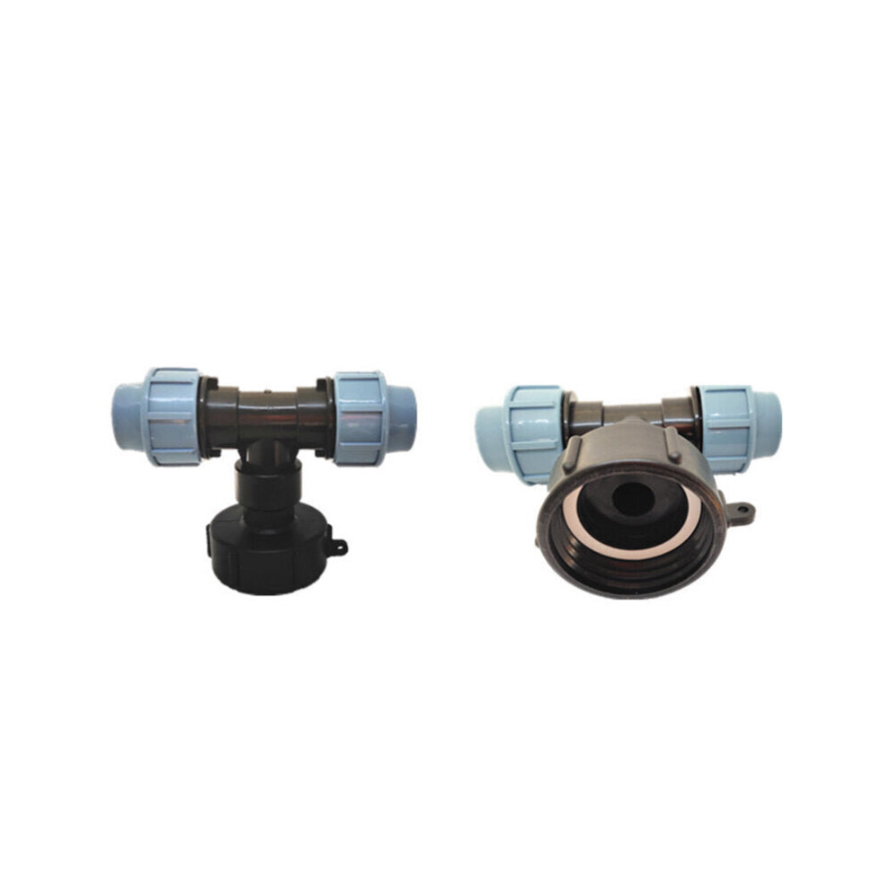 (20Mm) Ton Barrel Water Tank Valve Connector 20/25/32Mm Tee Union Adapter Barrels Fitting Parts 3654659042859