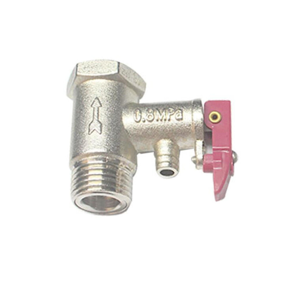 (0.8Mpa) G1/2 Brass Spring Type Safety Valve Electric Water Heater Pressure Relief Valves 3654659452764