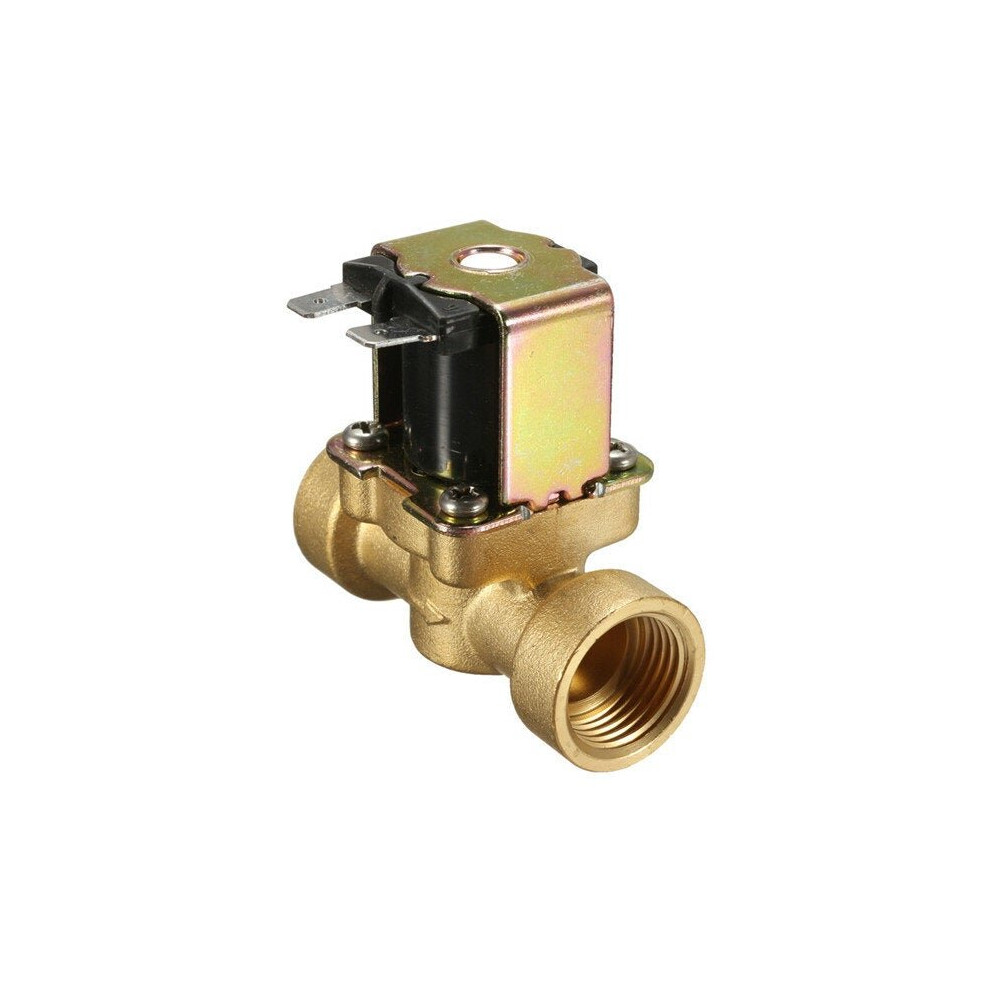 220V 2 Way Normally Closed Brass Electric Solenoid Valve for Air Water Valve