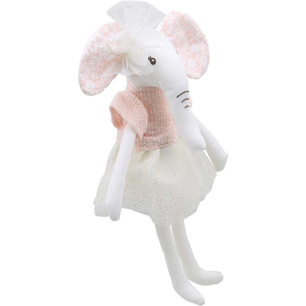 Elephant (Pale Pink) - Wilberry Linen Soft Toy