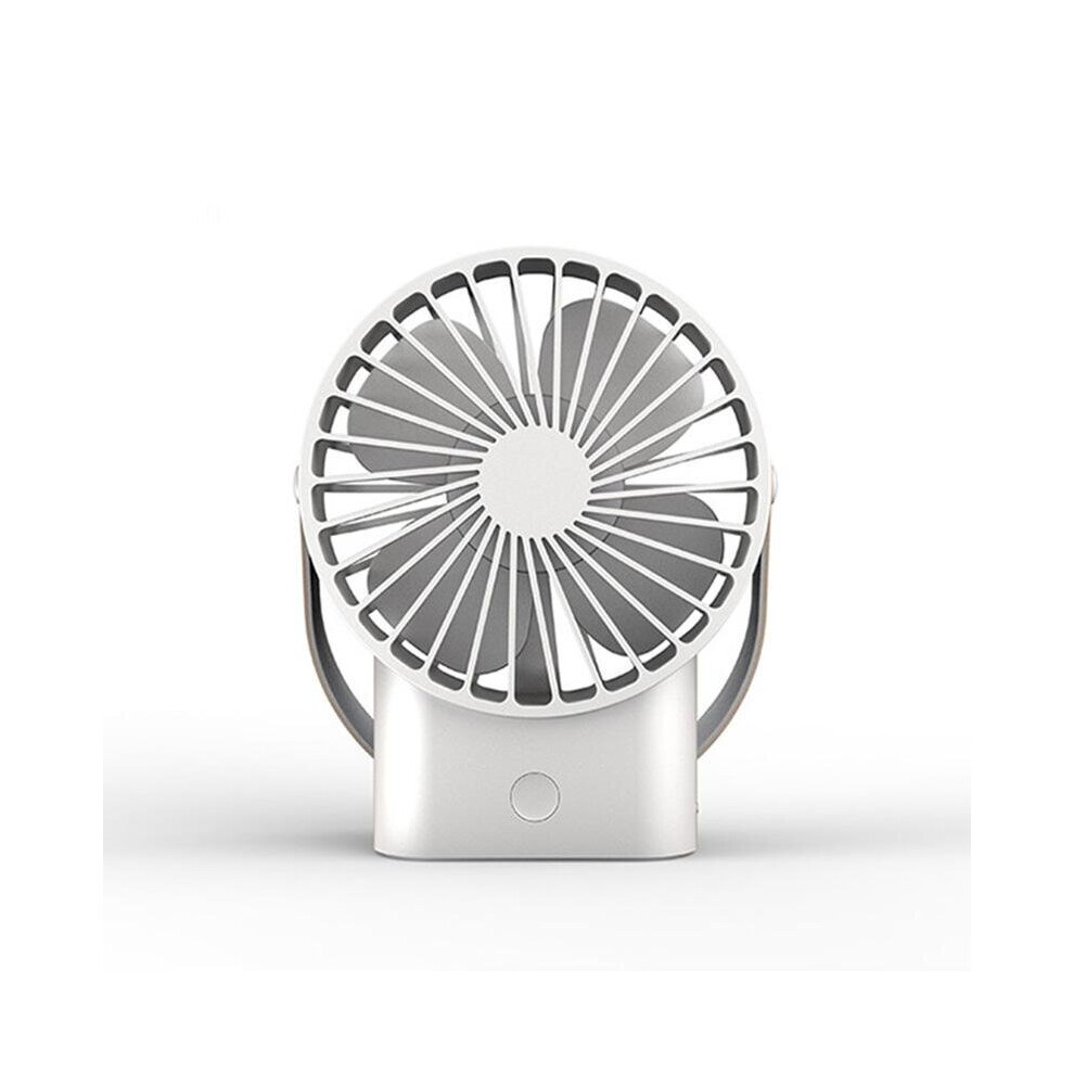 USB Rechargeable Portable Mini Copper Mute Fan Desktop Office Fan with 2500mAh Capacity Battery
