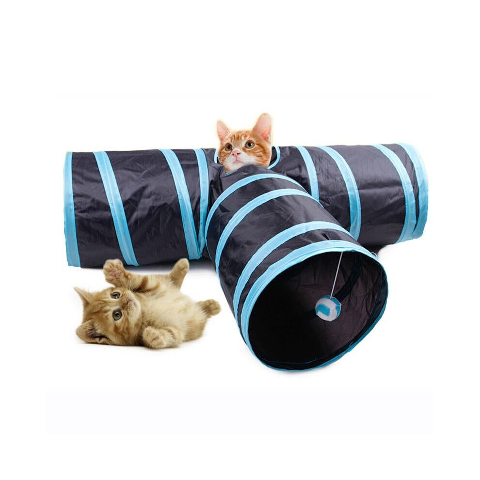 3 Way Cat Playing Tunnel Creative Pet Cat Floding Decompression Toys