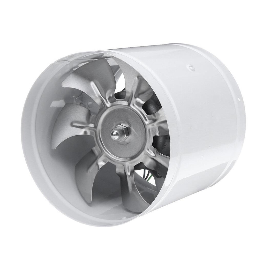 (220V Eu Plug) 4Inch 100Mm Inline Duct Fan Booster 25W Exhaust Blower Air Cooling Vent 140M3/H Ventilation Fan 3654659088086