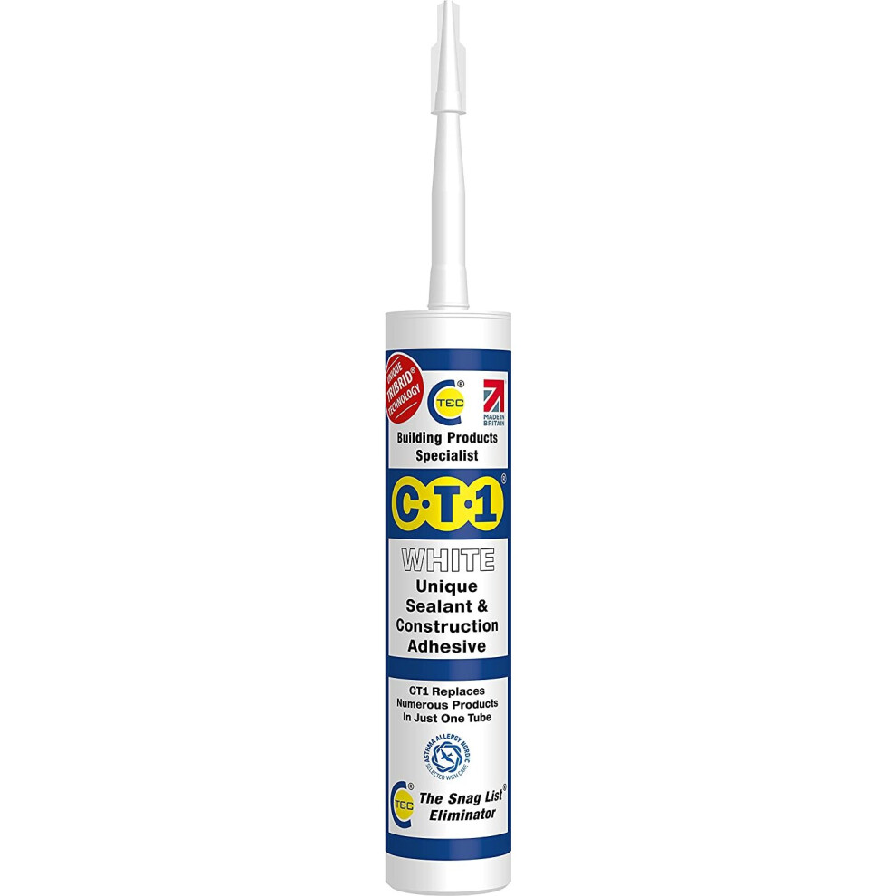 Ct1 Tribrid® Multi Purpose Sealant & Adhesive - 290Ml White