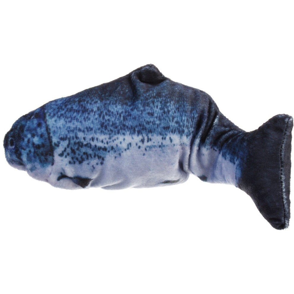 (Trout) USB Charging Electronic Plush Cat Toys Imulation Fish Jumping Fish for Pet Interaction