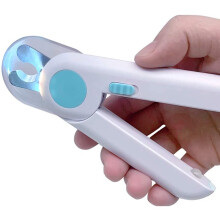 ALEENFOON Professional Dog Cat Pet Nail Clippers with Safety Guard and LED Light for Dogs Cats Birds Rabbit Guinea Pig, Pet Nail Scissors Animal Pet