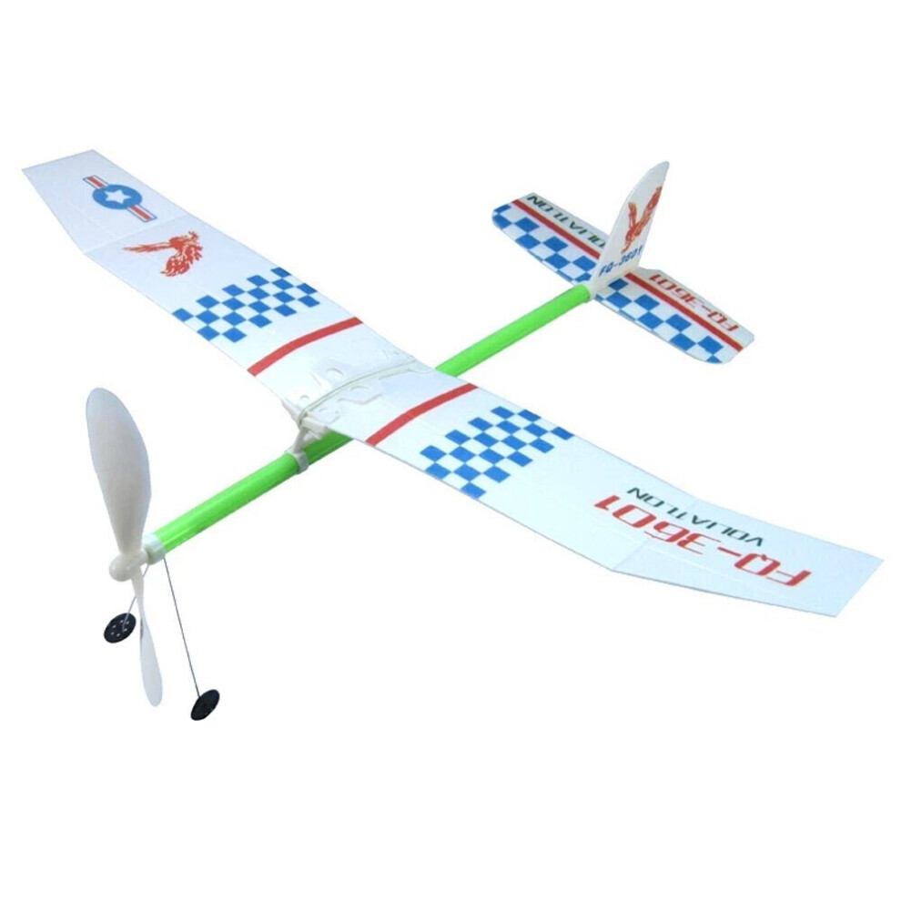 Rubber Bands Power Plane Hand Launch Throwing Airplane Foam Inertial Gliders Aircraft Outdoor Toys for Kids Gifts