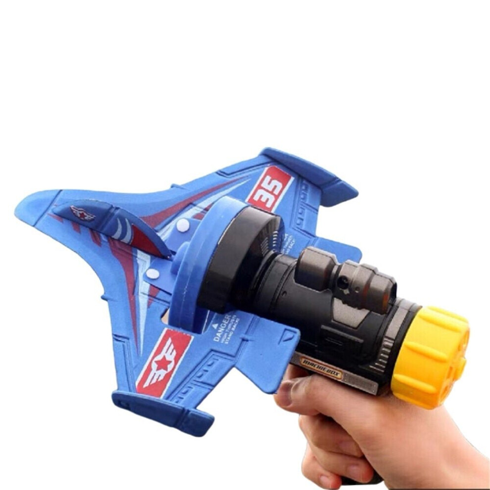 () Hand Throwing Swivel Foam Aircraft Outdoor Launcher Gliding Flying Plane Model Children Toys Gifts