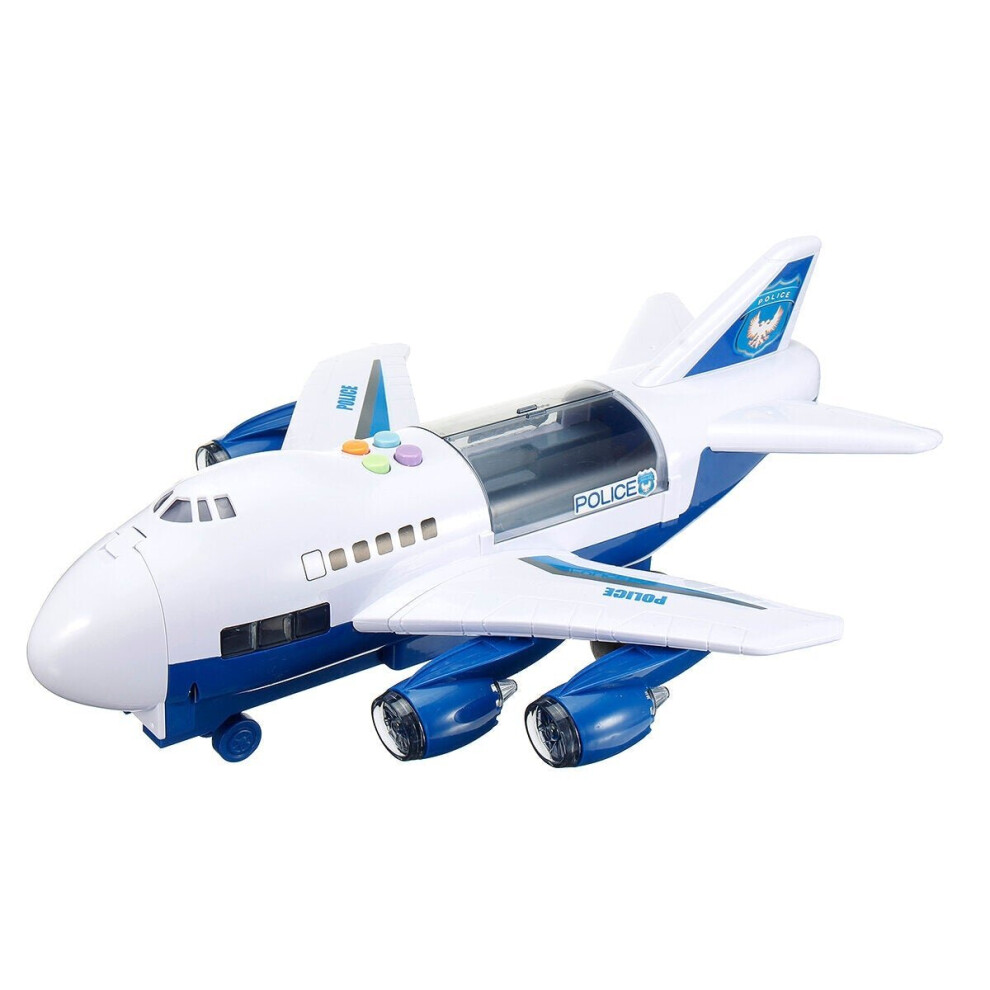 Photos - Toy Car GreenZech  Children's Large Inertial Airplane Toys Early Education Sound Light Story Set 