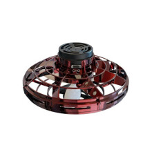 () Flying Spinner UFO Anti-collision Globe LED Fingertip Gyro Interactive Boomerang Decompression Toys Kid's Gift