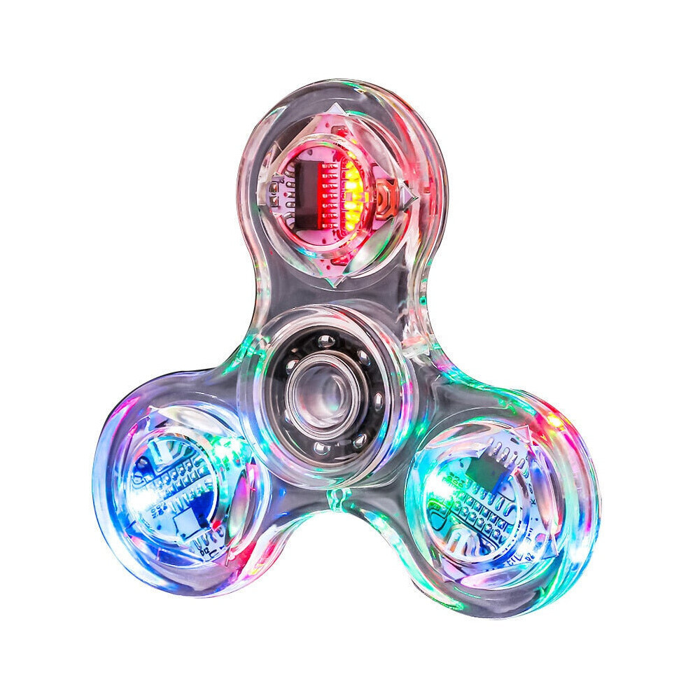 Glow in the Dark Adult Toy Anti Stress Led Fidget Tri-Spinner