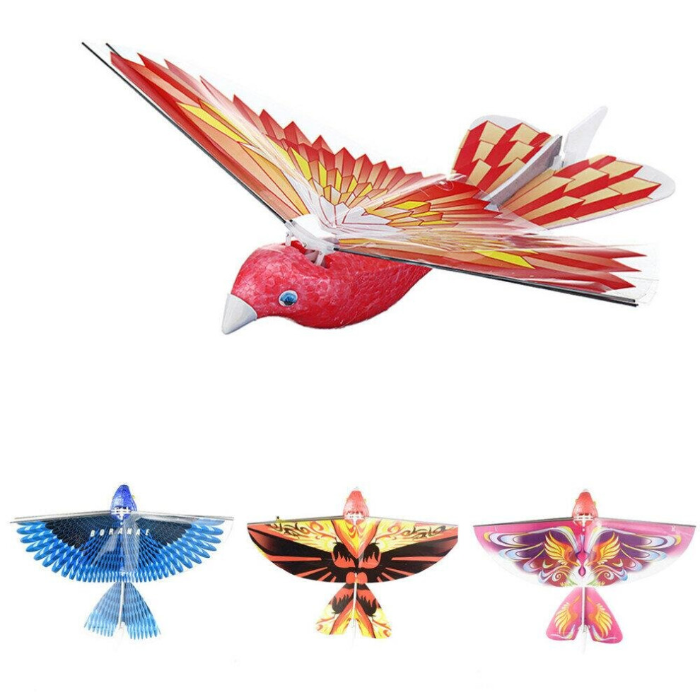 () 10.6Inches Electric Flying Flapping Wing Bird Toy Rechargeable Plane Kids Outdoor Fly