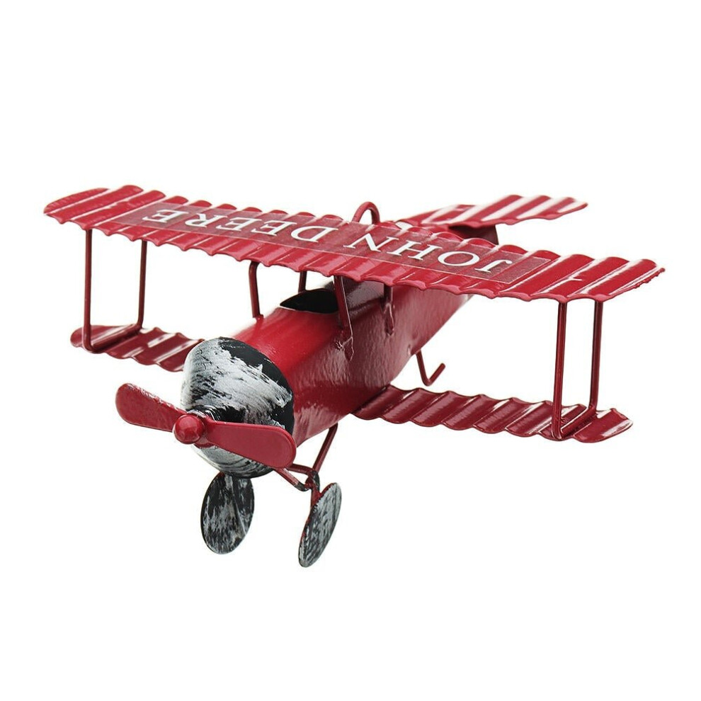 () Plane Toy Classic Model Collection Childhood Memory Antique Tin Toys Home Decor