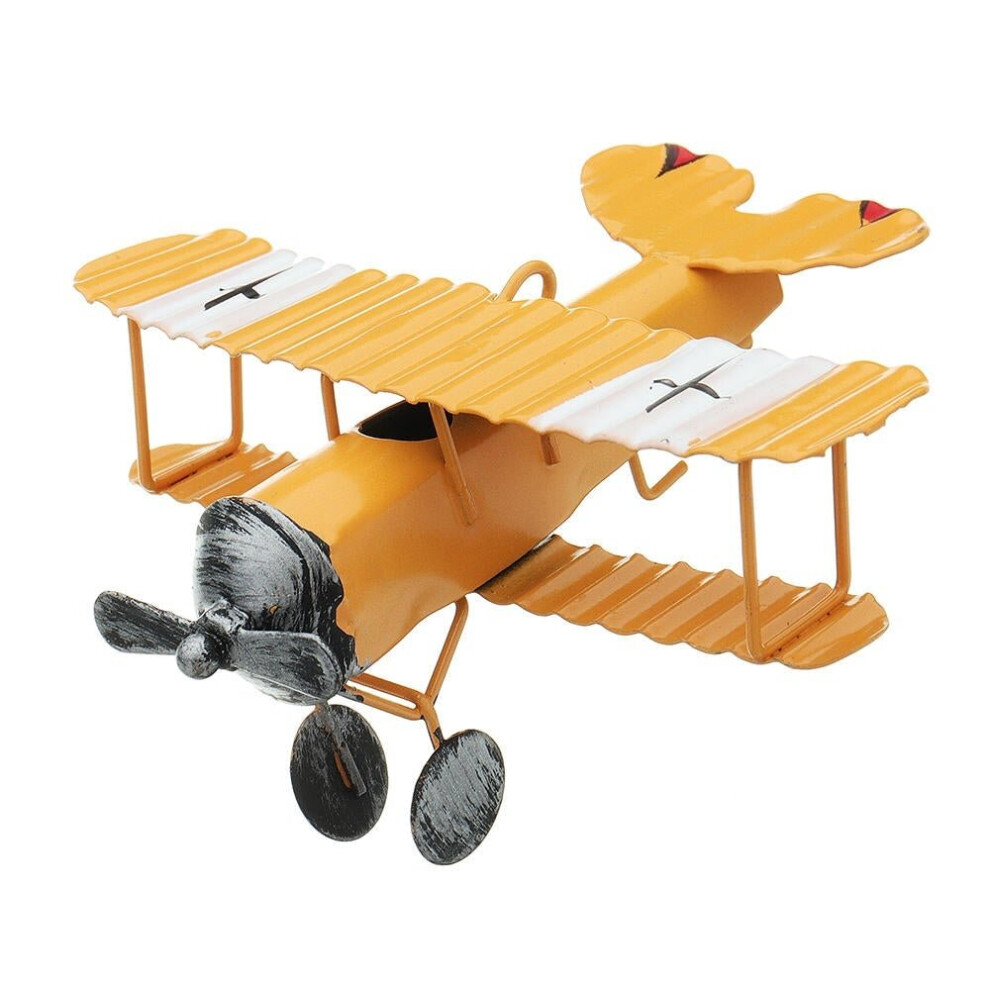 () Plane Toy Classic Model Collection Childhood Memory Antique Tin Toys Home Decor