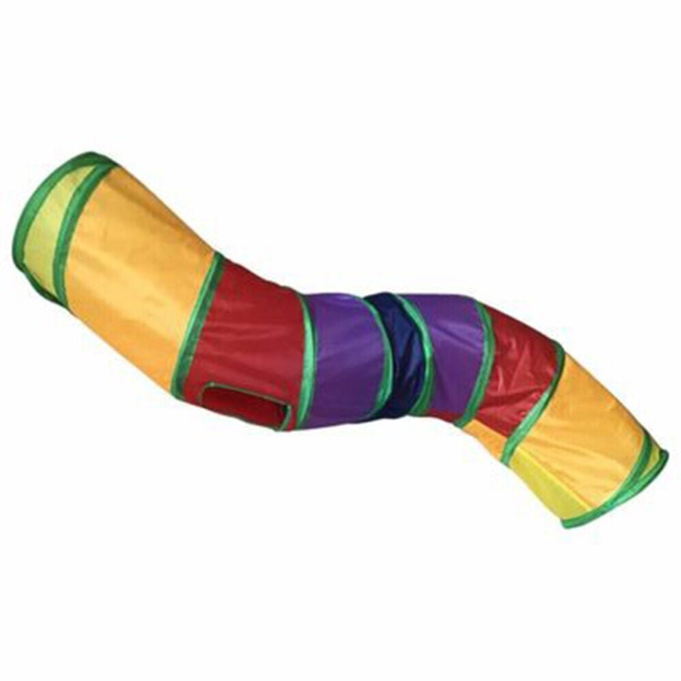 (Colorful) Collapsible Cat Tunnel Interactive Rabbit Tunnel Toys Indoor Pet Toys Play Tunnels for Cats Kittens Rabbits Puppies Crinkle