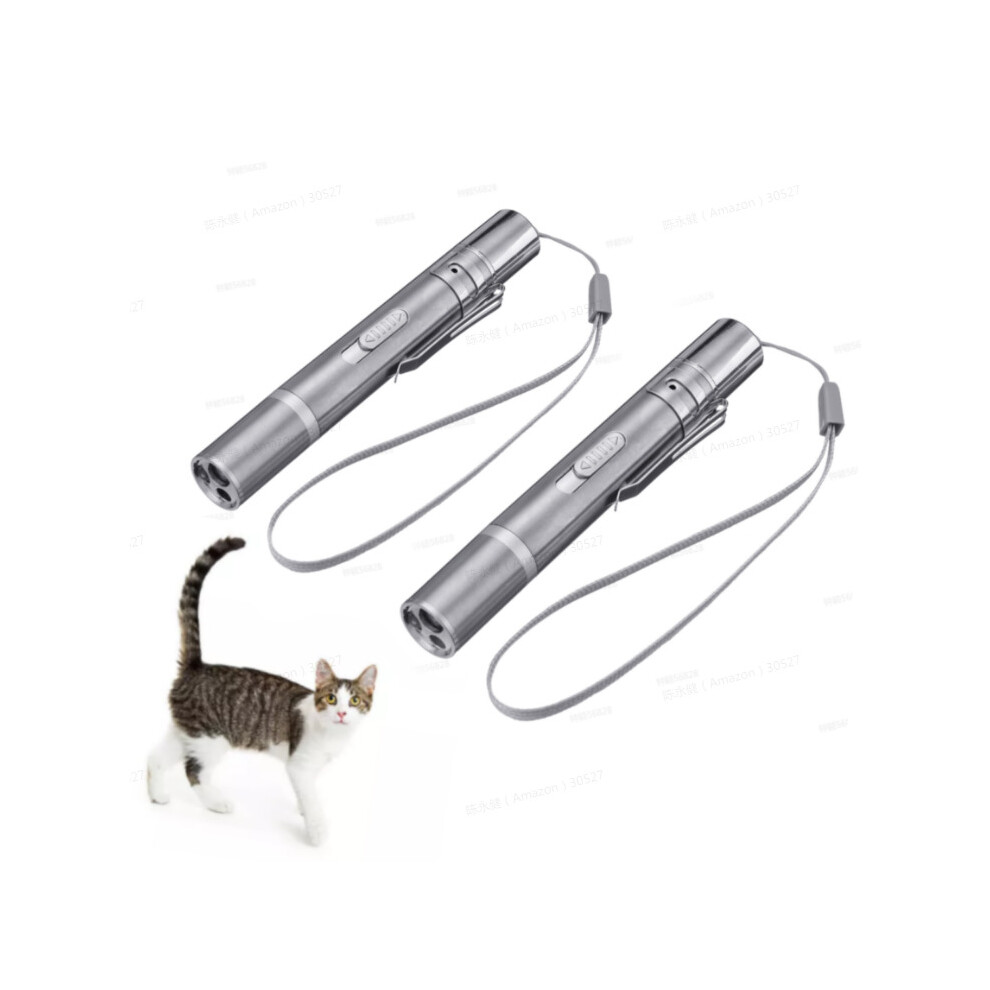 2ps CHARMINER Cat Toys for Cats Dogs Indoor Outdoor Interactive Cat Toys Pointer Cat Toy Rechargeable Cat Toys for Catch E*ercise