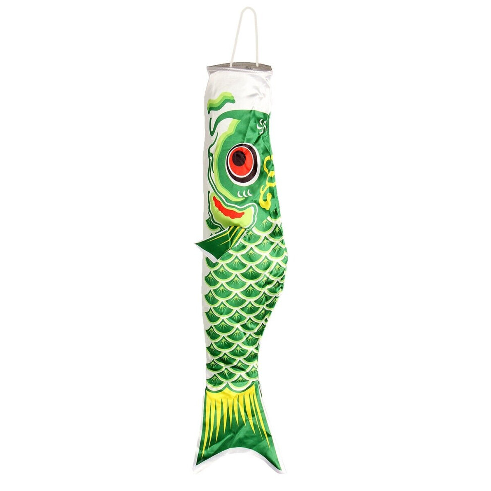 () 100cm Koi Nobori Carp Wind Sock Koinobori Fish Kite Flag Hanging Decor