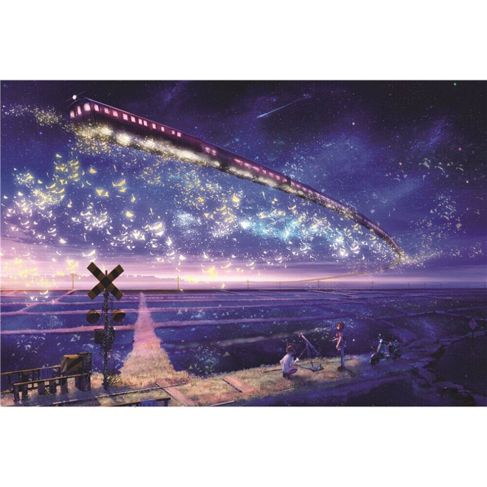 () 1000 Pieces Of Jigsaw Puzzle Star Sky Ocean Train Series Indoor Toys