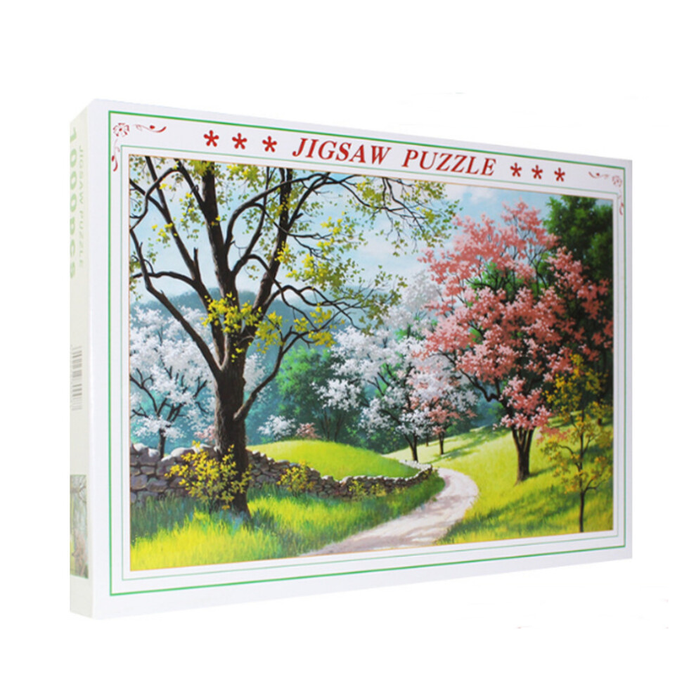 () 1000 Pieces Paper Puzzle Landscape Architecture Series Children Adult Educational Leisure Jigsaw Toy