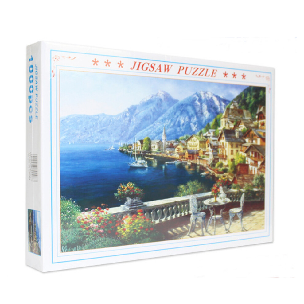 () 1000 Pieces Paper Puzzle Landscape Architecture Series Children Adult Educational Leisure Jigsaw Toy