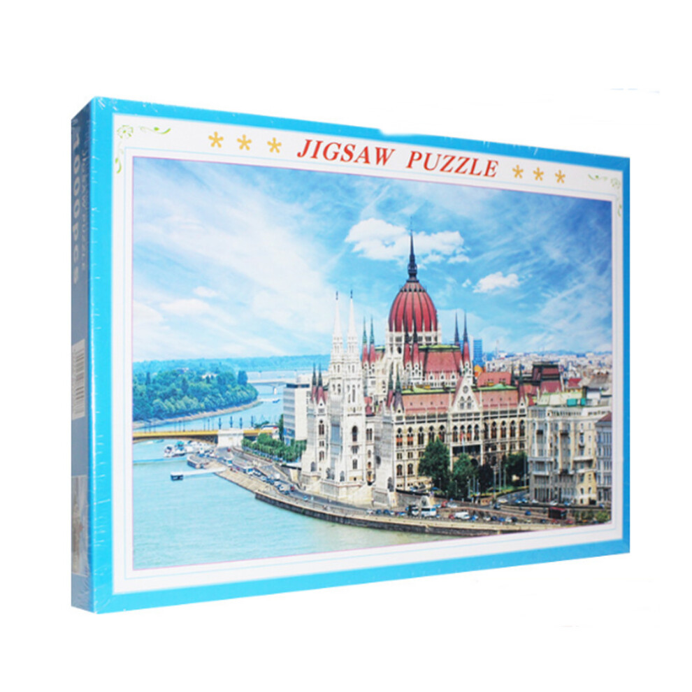 () 1000 Pieces Paper Puzzle Landscape Architecture Series Children Adult Educational Leisure Jigsaw Toy