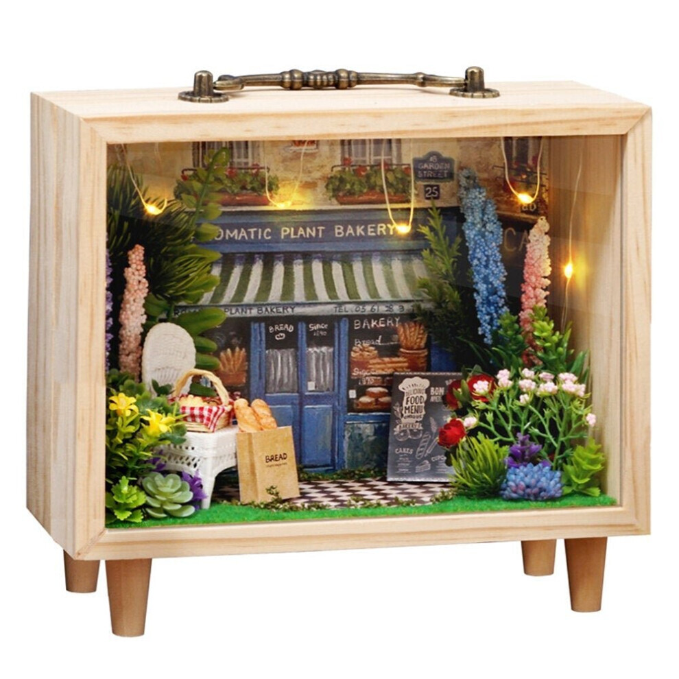 () DIY Wooden Box Series Hanamaji Trilogy Doll House Model Toy Gift Decoration for Girlfriend and Child