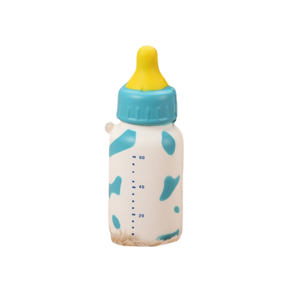 () Squishy Milk Nursing Bottle Toy Cute Kawaii Phone Bag Strap Pendant 10x4cm