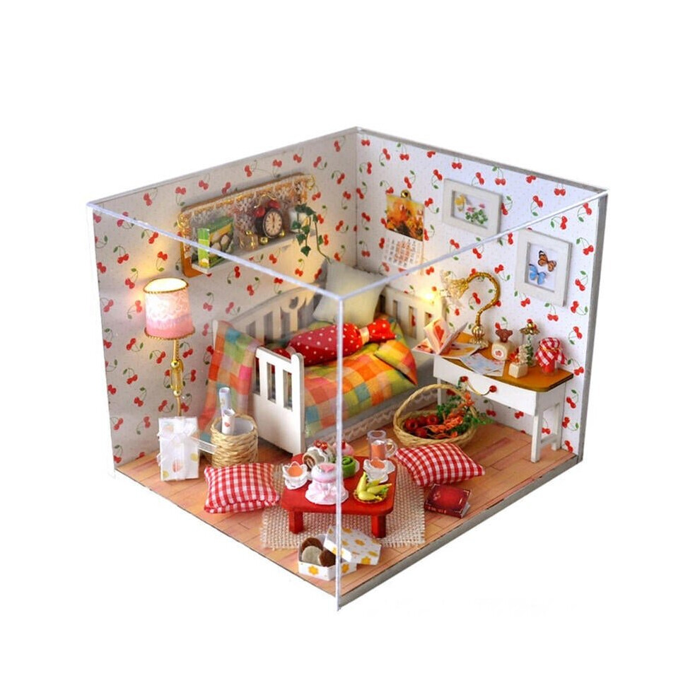 Autumn Fruit House DIY With Cover Light Gift Collection Decor Toy