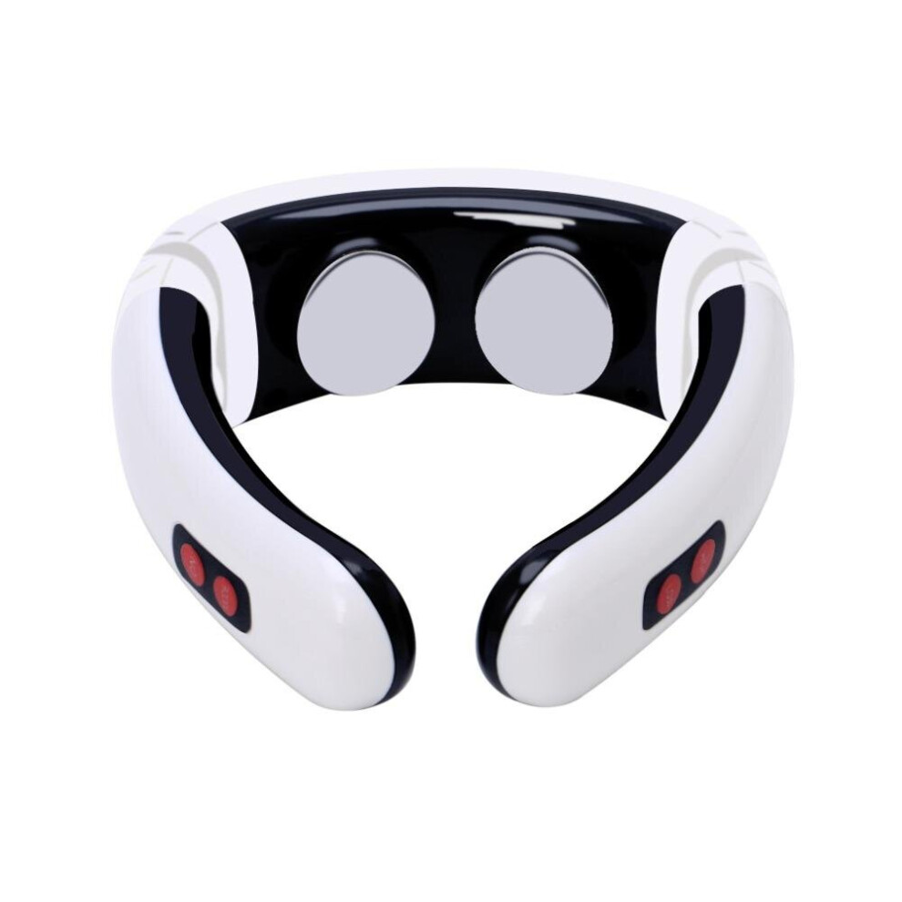 Greenzech Electric Pulse Energy Cervical Vertebra Massager Device With Squishy Pads
