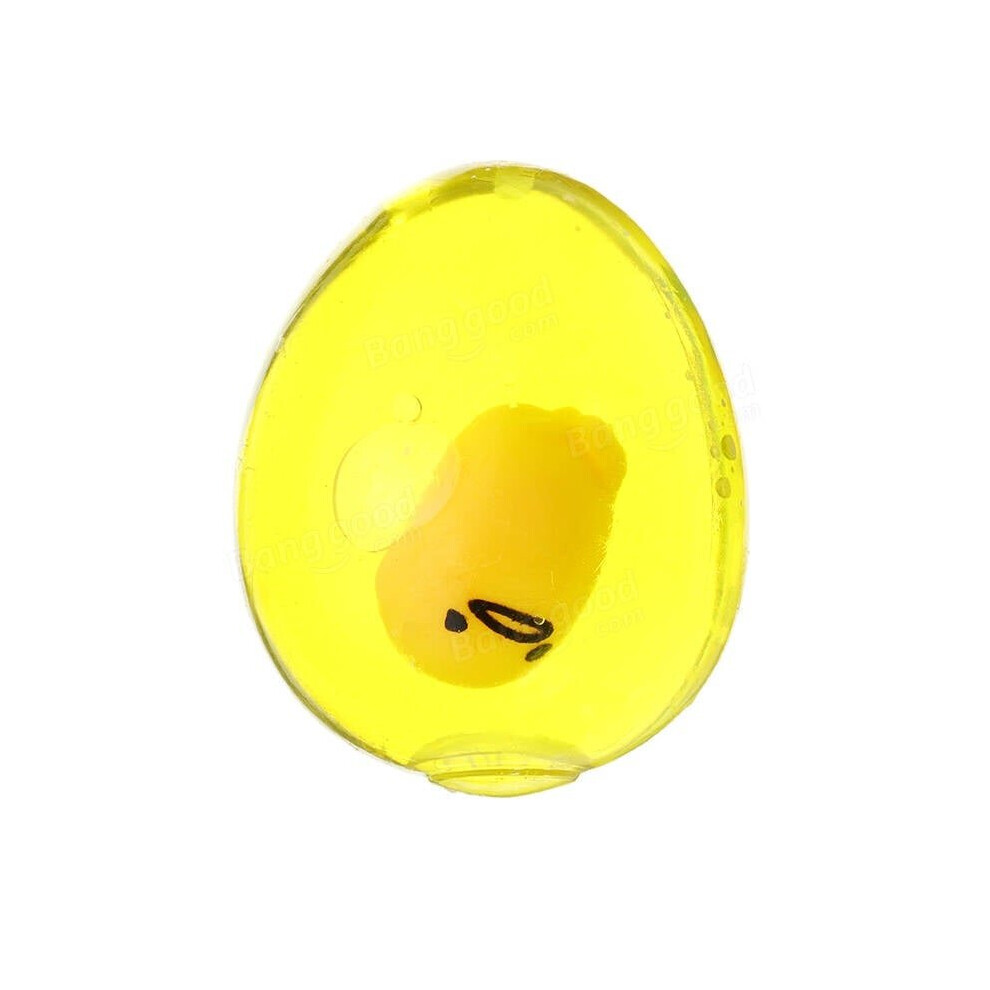 () Squishy Yolk Grinding Transparent Egg Stress Reliever Squeeze Party Fun Gift