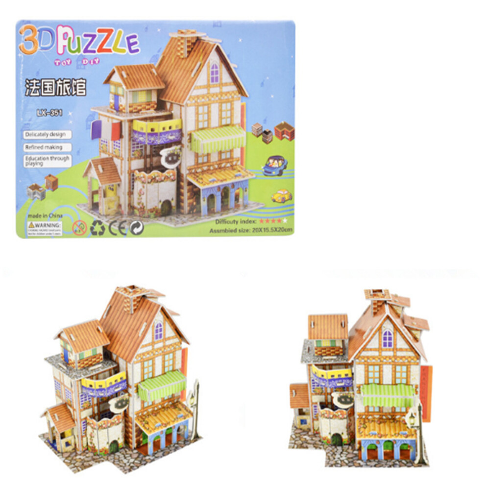 () DIY 3D Jigsaw Puzzle Toy Children's Pastime Educational Toys