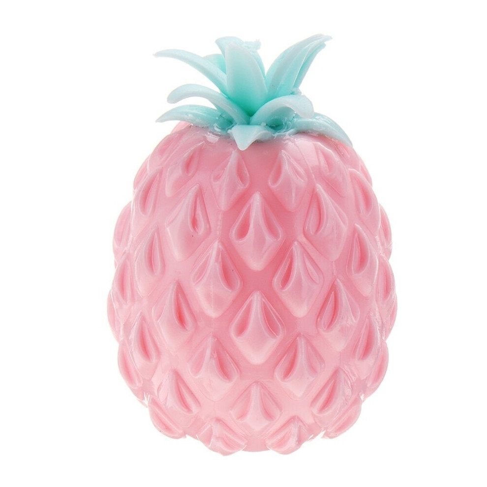 () Squishy MultiColor Pineapple Stress Reliever Ball 11*7.5CM Squeeze Stressball Party Bag Fun Gift