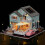 Queens Town DIY Miniature Model With Light Music Collection Gift 4