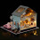 Queens Town DIY Miniature Model With Light Music Collection Gift 5