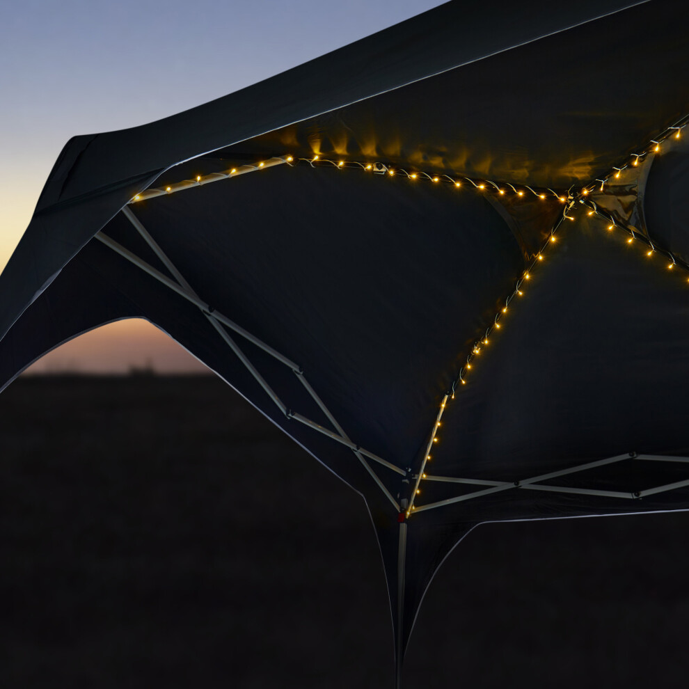 Solar Powered 160 LED Lights Warm for 3 x 3m Gazebo LS220138