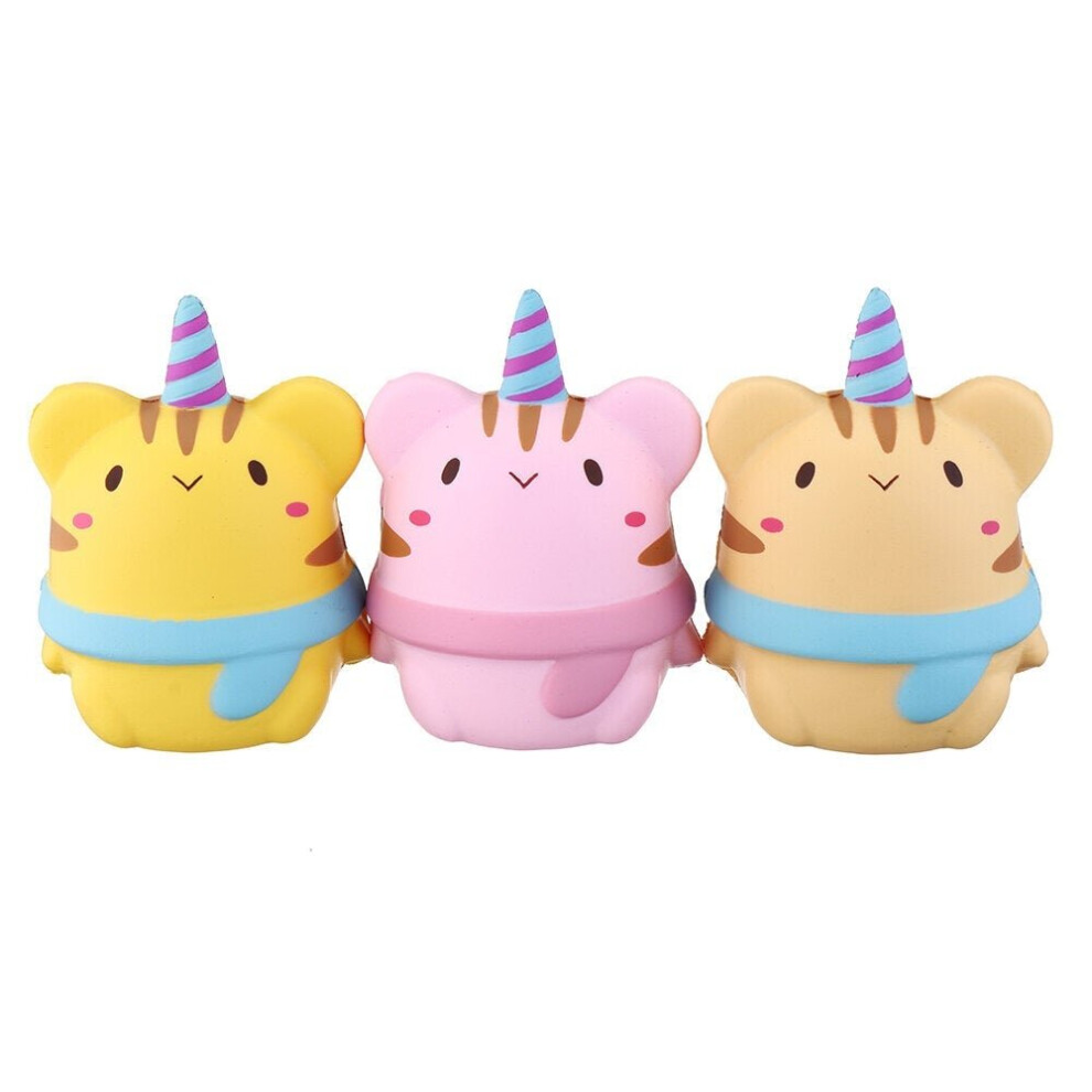 () Squishy 3Pcs Kawaii Unicorn Animal Slow Rising Rebound Toys