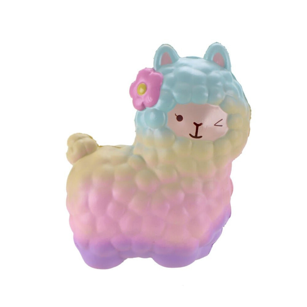 () Squishy Alpaca 17x13x8cm Licensed Slow Rising Original Packaging Collection Gift Decor Toy