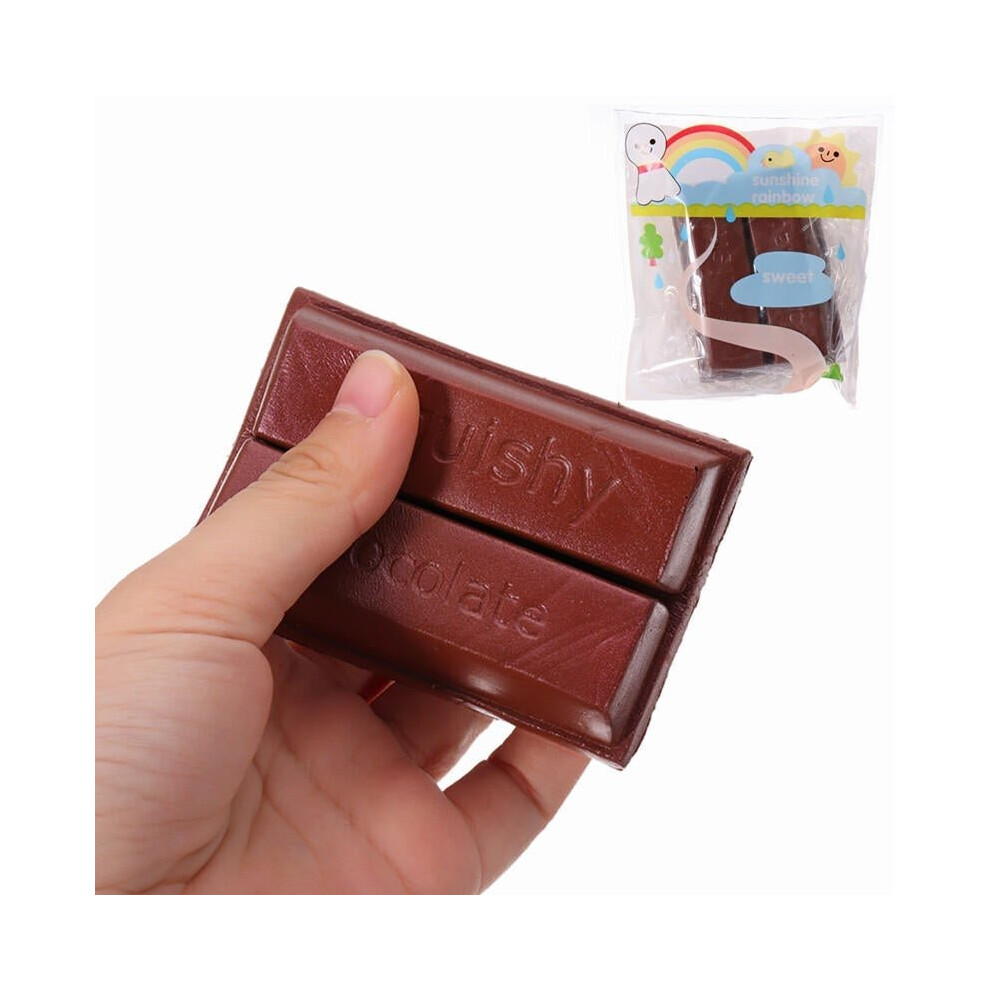 Squishy Chocolate 8cm Sweet Slow Rising With Packaging Collection Gift Decor Toy