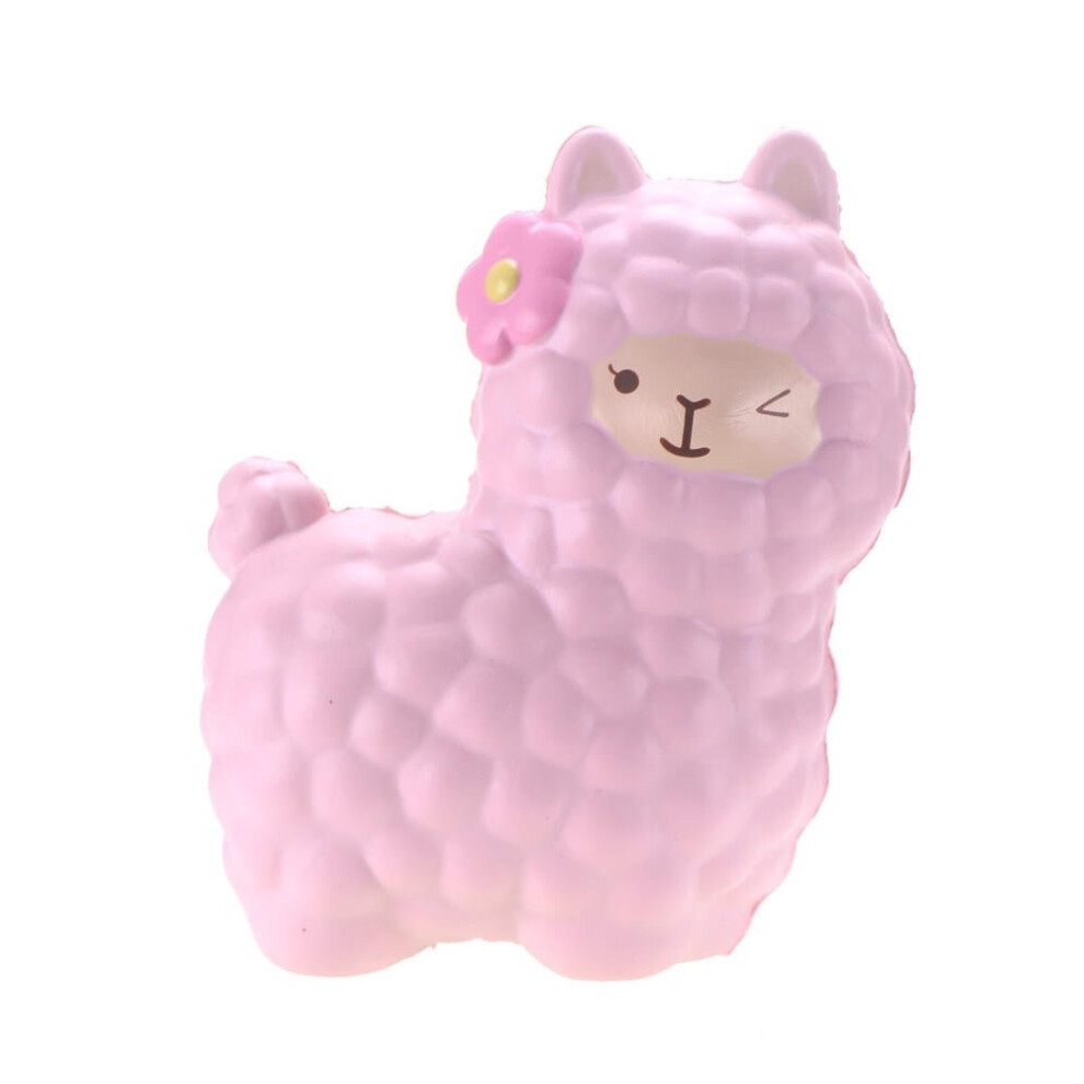 () Squishy Alpaca 17x13x8cm Licensed Slow Rising Original Packaging Collection Gift Decor Toy