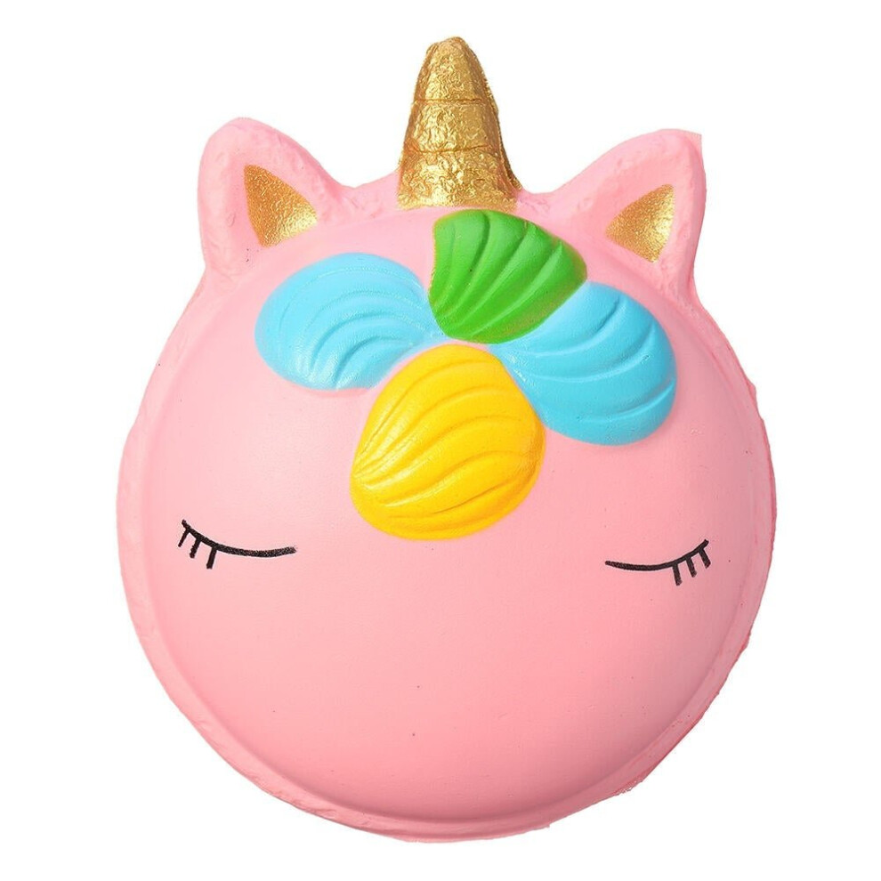 () Fantasy Animal Squishy Unicorn Macaron 9CM Jumbo Toys Gift Collection With Packaging